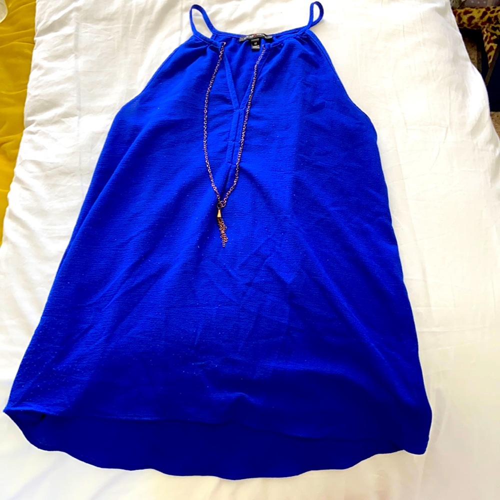 Blue tank top